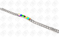چند رنگ بوهمیا فولاد ضد زنگ ID دستبند پزشکی محدود کردن زنجیره ای