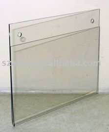 دو اکریلیک سمت دارنده علامت، دارنده منوی
