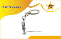 کلید های زنجیره ای فلز / فلز سفارشی تبلیغاتی حلقههای کلیدی