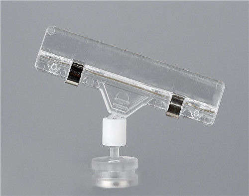 پایه مغناطیسی تبلیغاتی پاپ ها کلیپ با 30MM کلیپ، شفاف