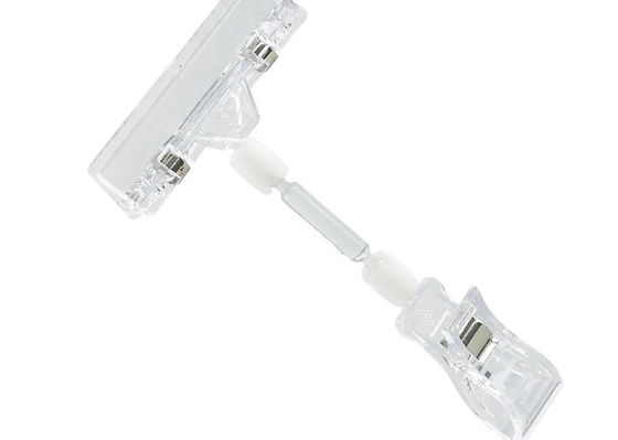 قفسه های لباس، قفسه بندی و hangrail قابل تنظیم پاپ پلی کربنات دارندگان خرده فروشی ثبت نام 31278