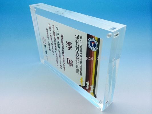 پلکسی گلاس شفاف 17 × 11 دارندگان ثبت نام اکریلیک دیواری برای نمایش تبلیغات