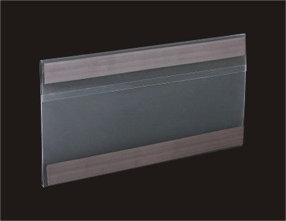 برچسب دارنده سوپر مارکت های پلاستیکی / اکسترود HolderWith اونس 2pcs نوار مغناطیسی