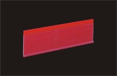 دارنده لنز 25mm داده قرمز پلاستیکی برای قفسه های پی وی سی در قفسه فروشگاه قیمت دارنده
