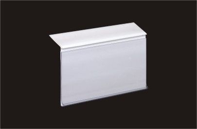 سفید PVC قفسه کانال برچسب قیمت هولدر برای قفسه، درایو 40mm برچسب قد
