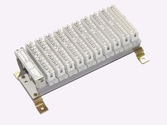 ماژول برچسب هولدر برای 10pair LSA قطع ارتباط ماژول های پلاستیکی
