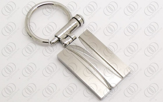 جلا دارنده تن فولاد ضد زنگ Keychain با ساختار اسکرو، حلقههای کلیدی engravable