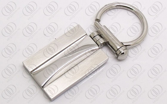 جلا دارنده تن فولاد ضد زنگ Keychain با ساختار اسکرو، حلقههای کلیدی engravable
