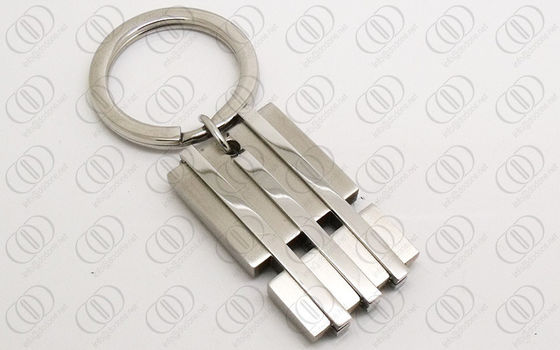 فولاد ضد زنگ و نقره ای شیک در Keychain براق جلا و براق پایان