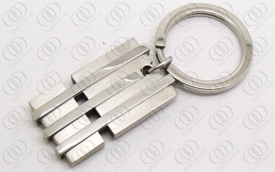 فولاد ضد زنگ و نقره ای شیک در Keychain براق جلا و براق پایان