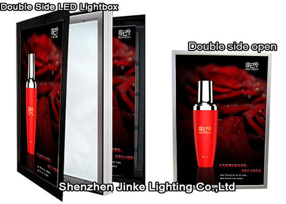 طبقه ایستاده دو طرفه LED جعبه نور، LED پوستر فیلم جعبه نور