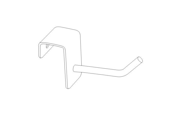 فلزی میخ فولادی سیم stalwall کلاه فروشگاه، روسری حلق آویز نمایش خرده فروشی Hooks31161،31162،31163،31164،31165،31166